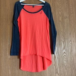 FOX 3/4 sleeve long T-shirt